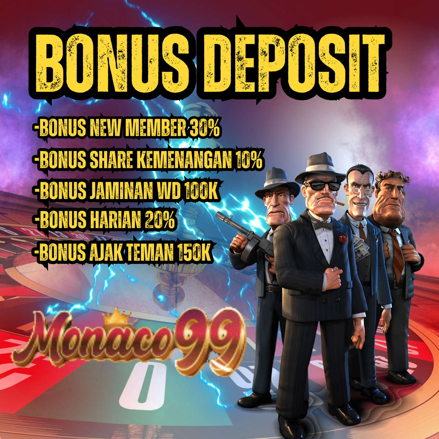 MONACO99 ✔️ Bandar Slot Gacor Resmi Bebas Pilih Server 2024